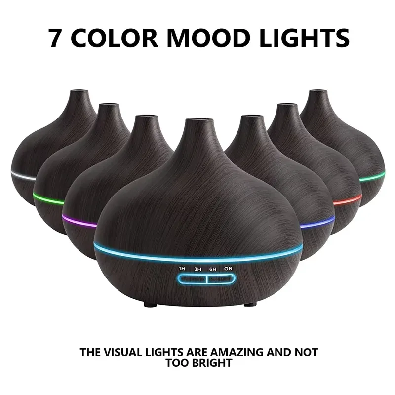 550ml Wood Color USB Aroma Dif - đánh giá và giá Essential Oils