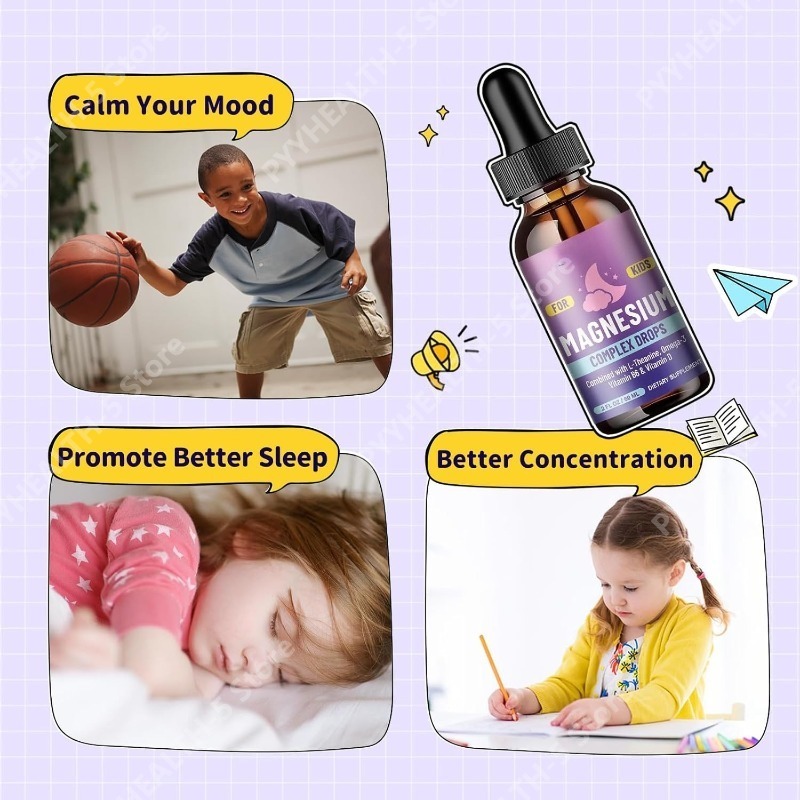 Kids Liquid Drops, Magnesium G - đánh giá và giá Ginger Tea