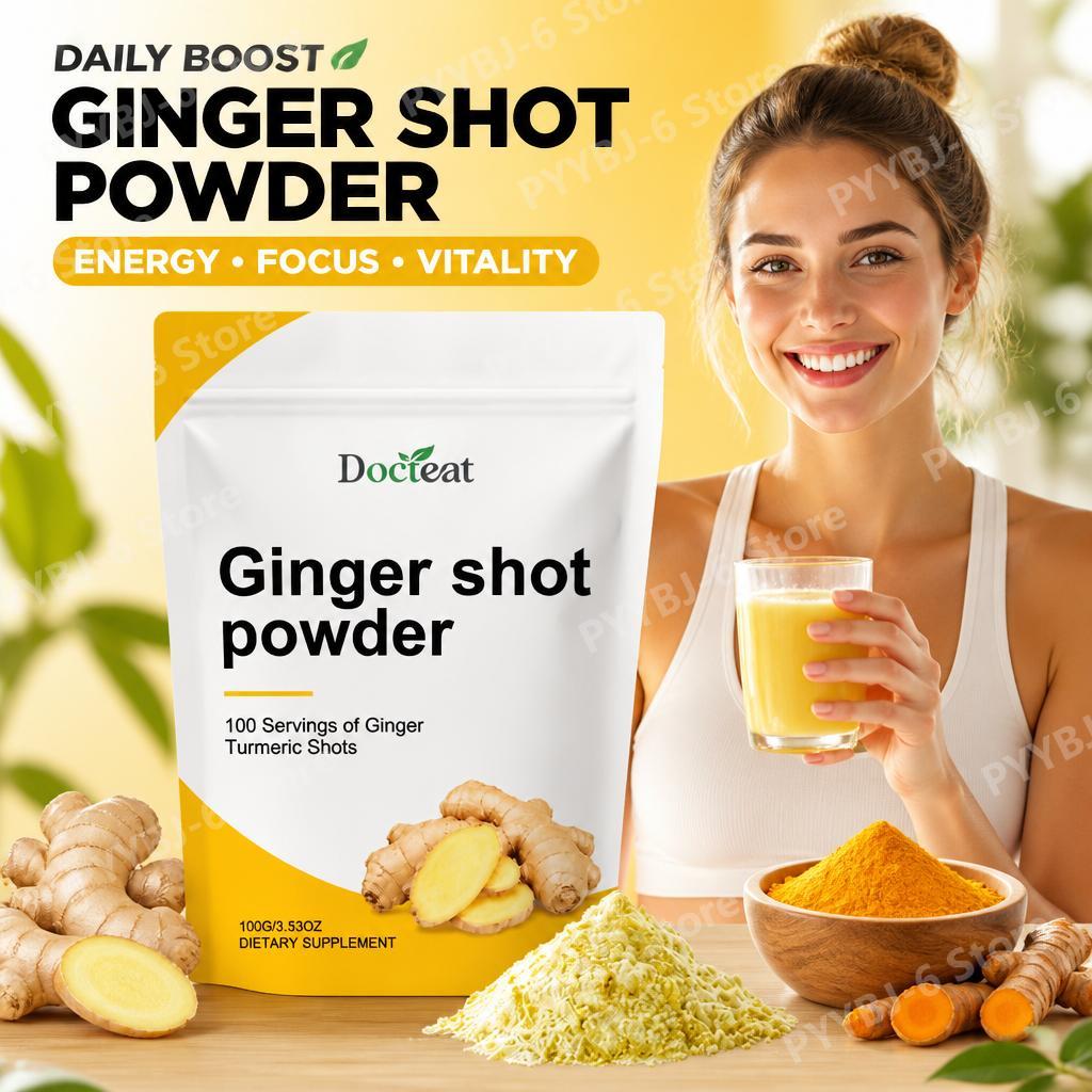 Docteat Ginger Shot Powder Vit - đánh giá và giá Ginger Tea