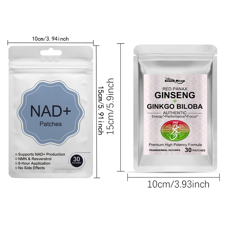 NAD+ Patches & Red Panax Ginse - đánh giá và giá Ginger Tea