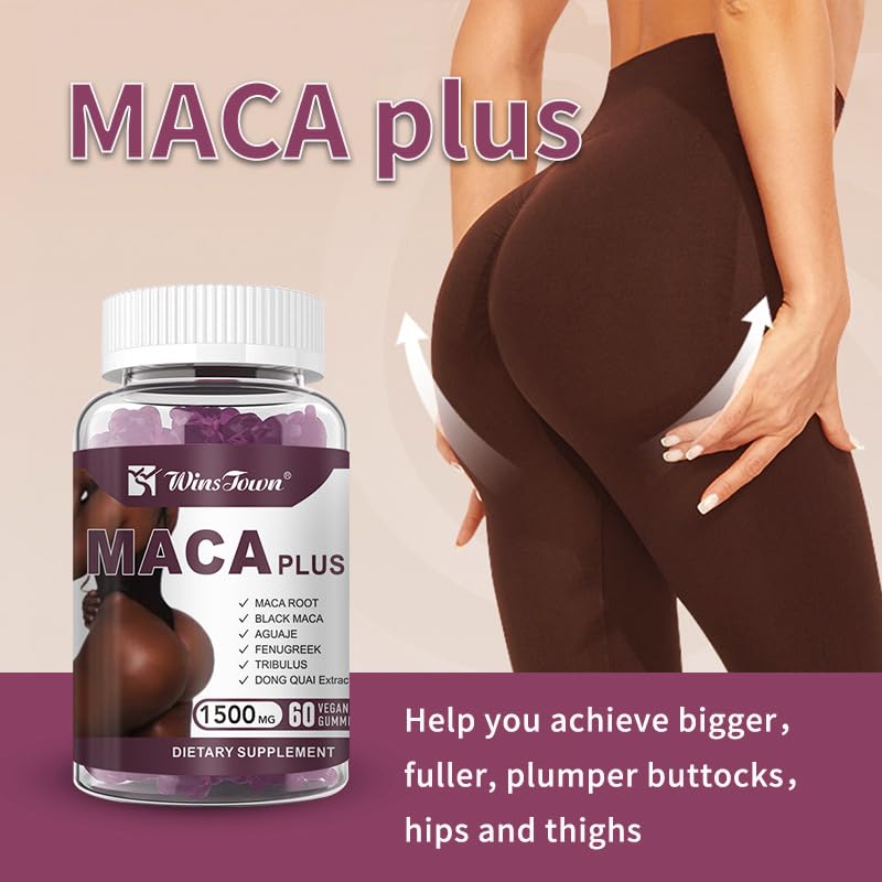 Maca Plus Gummies, Hip Butt Gu - đánh giá và giá Herbal Supplement